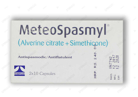 Meteospasmyl Capsules 60/300Mg