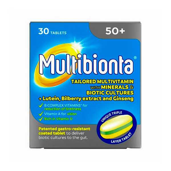 Multibionta Capsules 30S (Pack Size 3X10s)