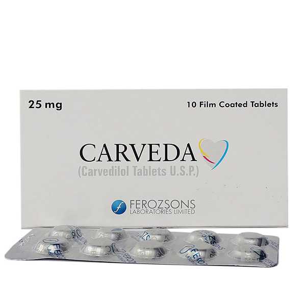 Carveda Tablets 6.25Mg