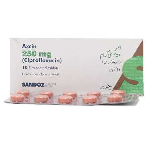 Axcin 250Mg 10 Tablets