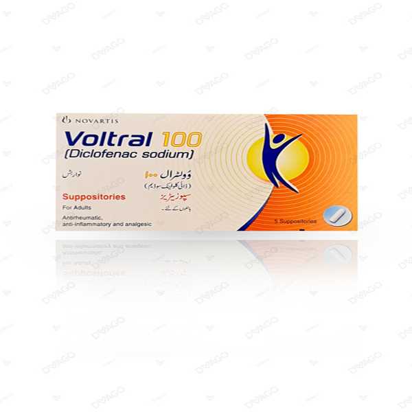 Voltral Suppositories 100Mg