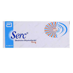 Serc Tablets 16Mg