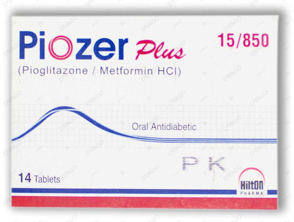 Piozer Plus Tablets 15/850Mg