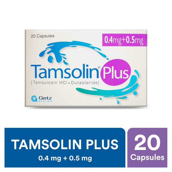 Tamsolin Plus Capsules 0.4+0.5Mg