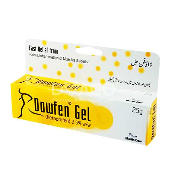 Dowfen 2.5% Gel 25Gm