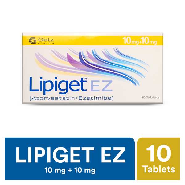 Lipiget Ez Tablets 10/10Mg