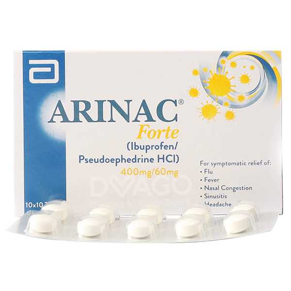 Arinac Forte Tablets 400Mg/60Mg
