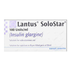 Lantus Solostar 100Units/Ml 3Ml