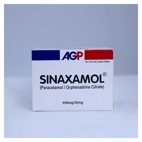 Sinaxamol Tablets 450 Mg/35 Mg