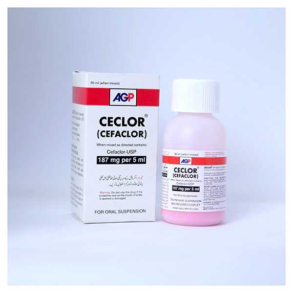 Ceclor 187Mg Suspension 90Ml