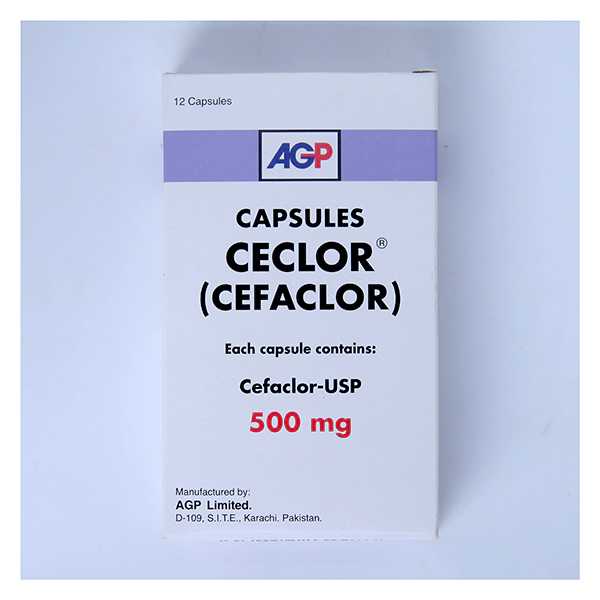 Ceclor Capsules 500Mg