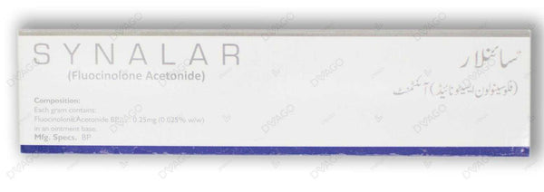 Synalar 0.025% Ointment 30Gm