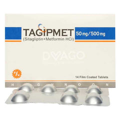 Tagipmet Tablets 50/500Mg