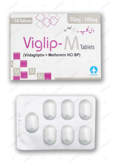 Viglip-M Tablets 50Mg/500Mg