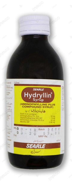 Hydryllin Syrup 120Ml