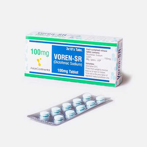 Voren Sr Tablets 100Mg