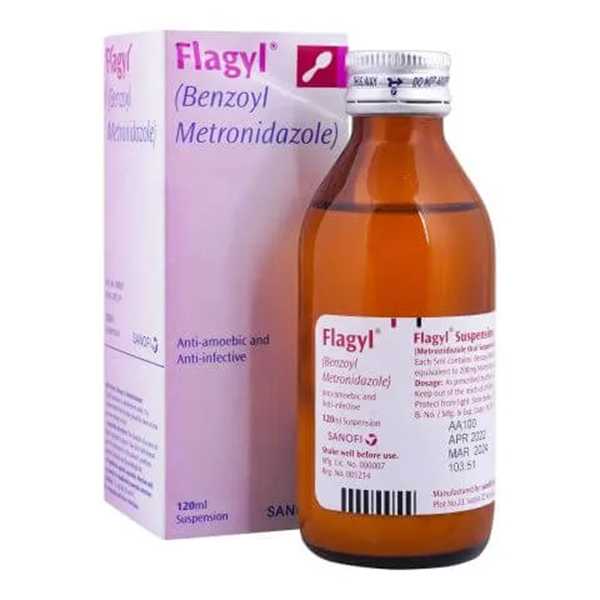 Flagyl Suspension 200 Mg 120 Ml