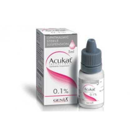 Acukat 0.1% Eye Drops 5Ml