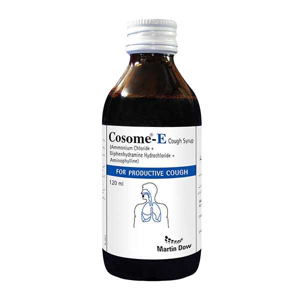 Cosome-E Cough Syrup 120Ml