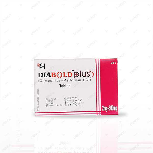 Diabold Plus Tablets 2Mg+500Mg