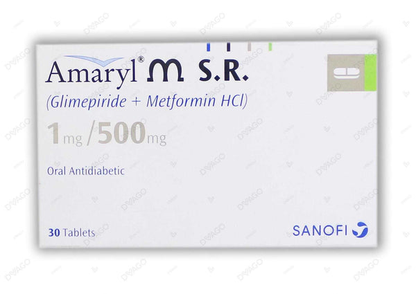 Amaryl M S.R Tablets 1/500Mg