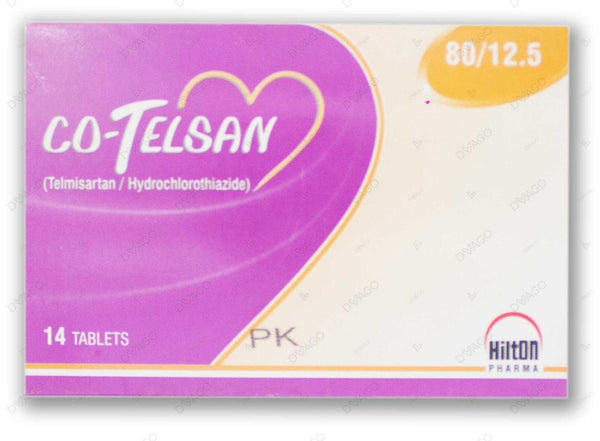 Co-Telsan Tablets 80/12.5Mg