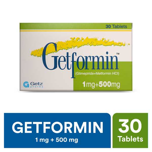 Getformin Tablets 1/500Mg