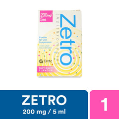 Zetro 200 Mg/5Ml Susp