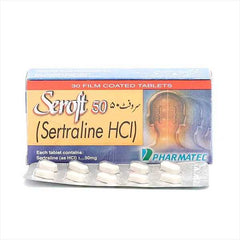 Serloft Tablets 50Mg 30S