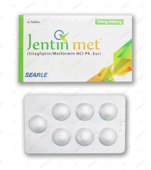 Jentin Met 50/500Mg Tablets