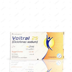 Voltral Suppositories 25Mg