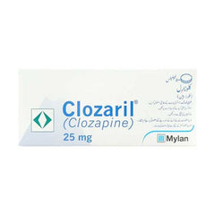 Clozaril Tablets 25Mg 50S