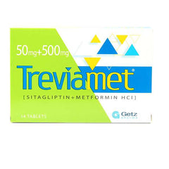 Treviamet Tablets 50/500Mg