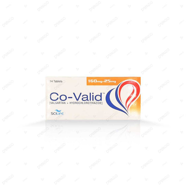 Co-Valid Tablets 160/25 Mg