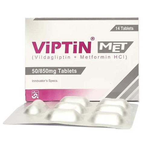 Viptin-Met50/850Mg 14 Tablets